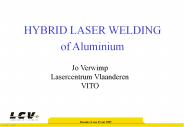 HYBRID LASER WELDING