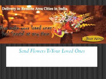 Sending Flowers in India