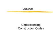 Understanding Construction Codes