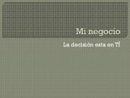 Mi negocio