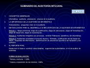 SEMINARIO DE AUDITOR