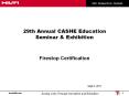 29th Annual CASHE Education Seminar PowerPoint PPT Presentation