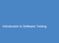 Introduction to Software Testing PowerPoint PPT Presentation