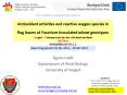 Antioxidant activities and reactive oxygen species in flag leaves of Fusarium-inoculated wheat genotypes Szeged  PowerPoint PPT Presentation