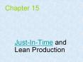 Just-In-Time and Lean Production PowerPoint PPT Presentation