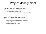 Project Management