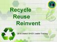 Recycle  Reuse   Reinvent PowerPoint PPT Presentation
