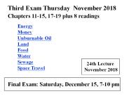 Ground Rules, exams, etc. (no 