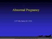 Abnormal Pregnancy