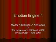 Emotion Engine