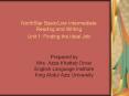 NorthStar Basic/Low Intermediate Reading and Writing Unit 1: Finding the Ideal Job PowerPoint PPT Presentation