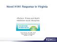 Novel H1N1 Response in Virginia PowerPoint PPT Presentation