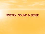 POETRY: SOUND