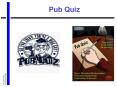 Pub Quiz PowerPoint PPT Presentation
