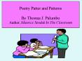 Poetry Patter and Patterns By Thomas J. Palumbo Author, Maurice Sendak In The Classroom PowerPoint PPT Presentation