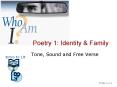 Poetry 1: Identity PowerPoint PPT Presentation