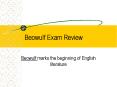 Beowulf Exam Review PowerPoint PPT Presentation