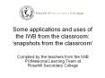 Some applications and uses of the IWB from the classroom:  PowerPoint PPT Presentation