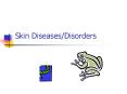 Skin Diseases/Disorders PowerPoint PPT Presentation