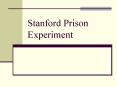 Stanford Prison Experiment PowerPoint PPT Presentation
