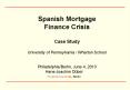 Spanish Mortgage Finance Crisis PowerPoint PPT Presentation
