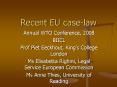 Recent EU case-law PowerPoint PPT Presentation