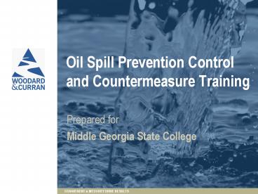 Oil Spill Prevention Control and Countermeasure Training