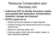 Resource Conservation and Recovery Act