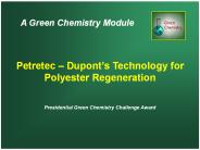 A Green Chemistry Module
