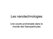 Les nanotechnologies