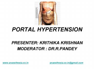 PORTAL HYPERTENSION