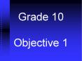 Grade 10 PowerPoint PPT Presentation