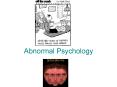 Abnormal Psychology PowerPoint PPT Presentation