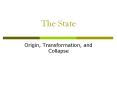 The State PowerPoint PPT Presentation
