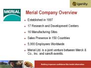 Merial Company Overview