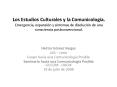 Los Estudios Culturales y la Comunicolog PowerPoint PPT Presentation
