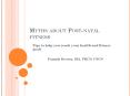Myths about Post-natal fitness PowerPoint PPT Presentation