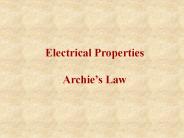 Electrical Properties