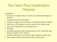 The Factor Price Equalization Theorem