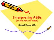 Interpreting ABGs (or the ABCs of ABGs)