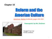 Reform and the
