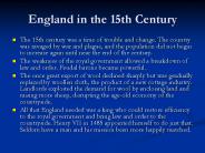 England in the 15th Century