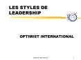 LES STYLES DE LEADERSHIP PowerPoint PPT Presentation