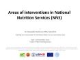 Areas of interventions in National Nutrition Services (NNS) PowerPoint PPT Presentation