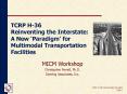 TCRP H-36 Reinventing the Interstate: A New  PowerPoint PPT Presentation