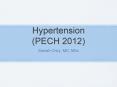 Hypertension (PECH 2012) PowerPoint PPT Presentation