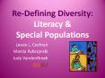 Re-Defining Diversity: Literacy PowerPoint PPT Presentation