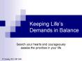 Keeping Life PowerPoint PPT Presentation