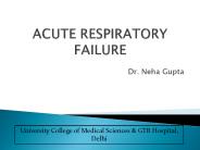 ACUTE RESPIRATORY     FAILURE