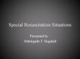 Special Resuscitation Situations PowerPoint PPT Presentation